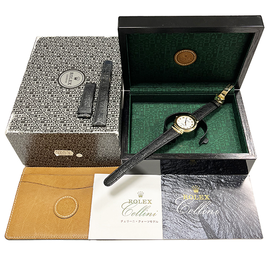 ロレックス ROLEX 6622/8 チェリーニ K18YG クォーツ メンズ