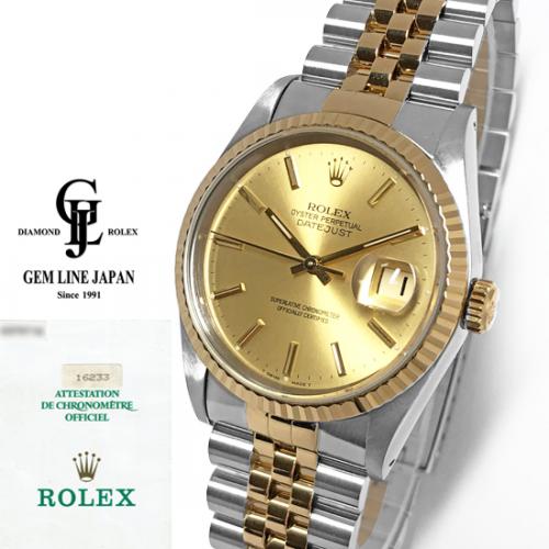 美品！ ROLEX★ロレックス デイトジャスト 16233 メンズ 腕時計