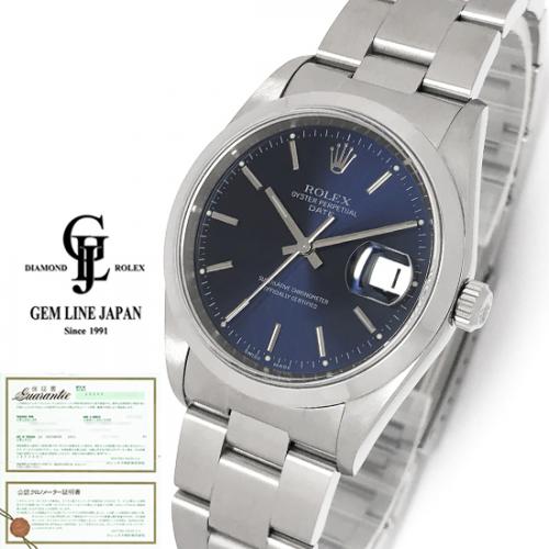 ロレックス ROLEX 16234 P番(2000年頃製造) ブルー メンズ 腕時計