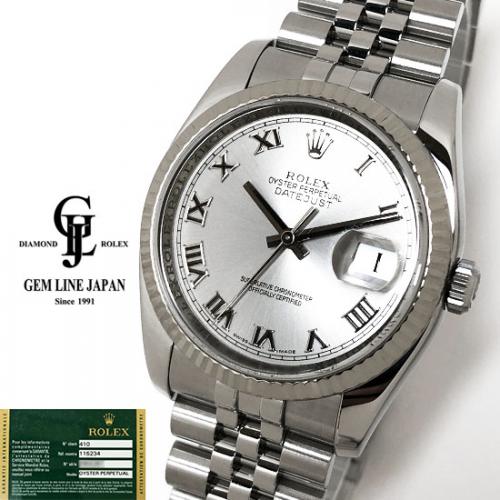 ロレックス ROLEX 116234 Z番(2007年頃製造) シルバー メンズ 腕時計