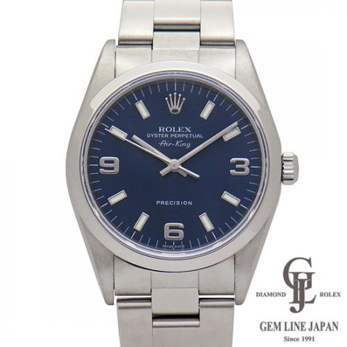 ロレックス ROLEX 14000 W番(1995年頃製造) シルバー メンズ 腕時計