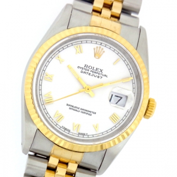 美品 純正 ROLEX 16233 DATEJUST 文字盤 ホワイトローマン